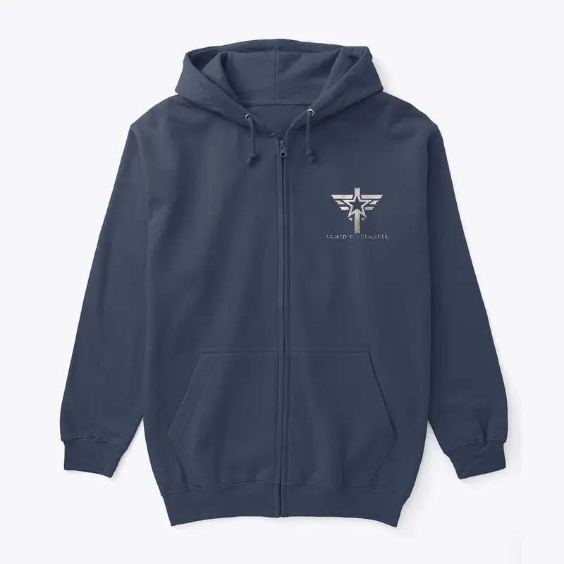 Armed Peacemaker Zip Hoodie